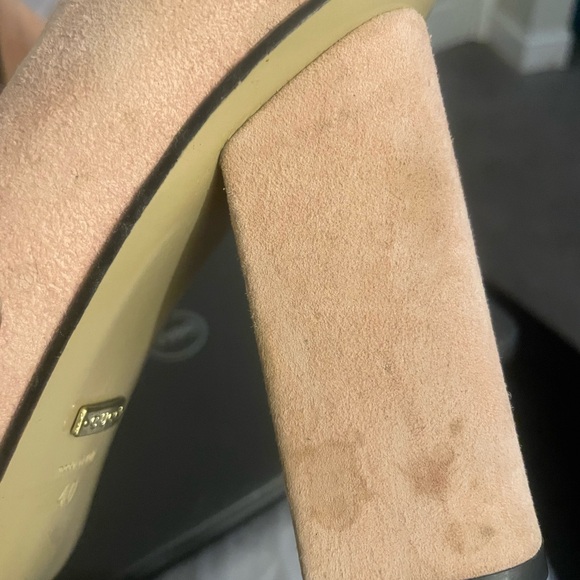 Elegant Peach Fringe Loafers - Picture 5 of 7